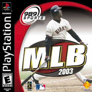 MLB 2003 Cover