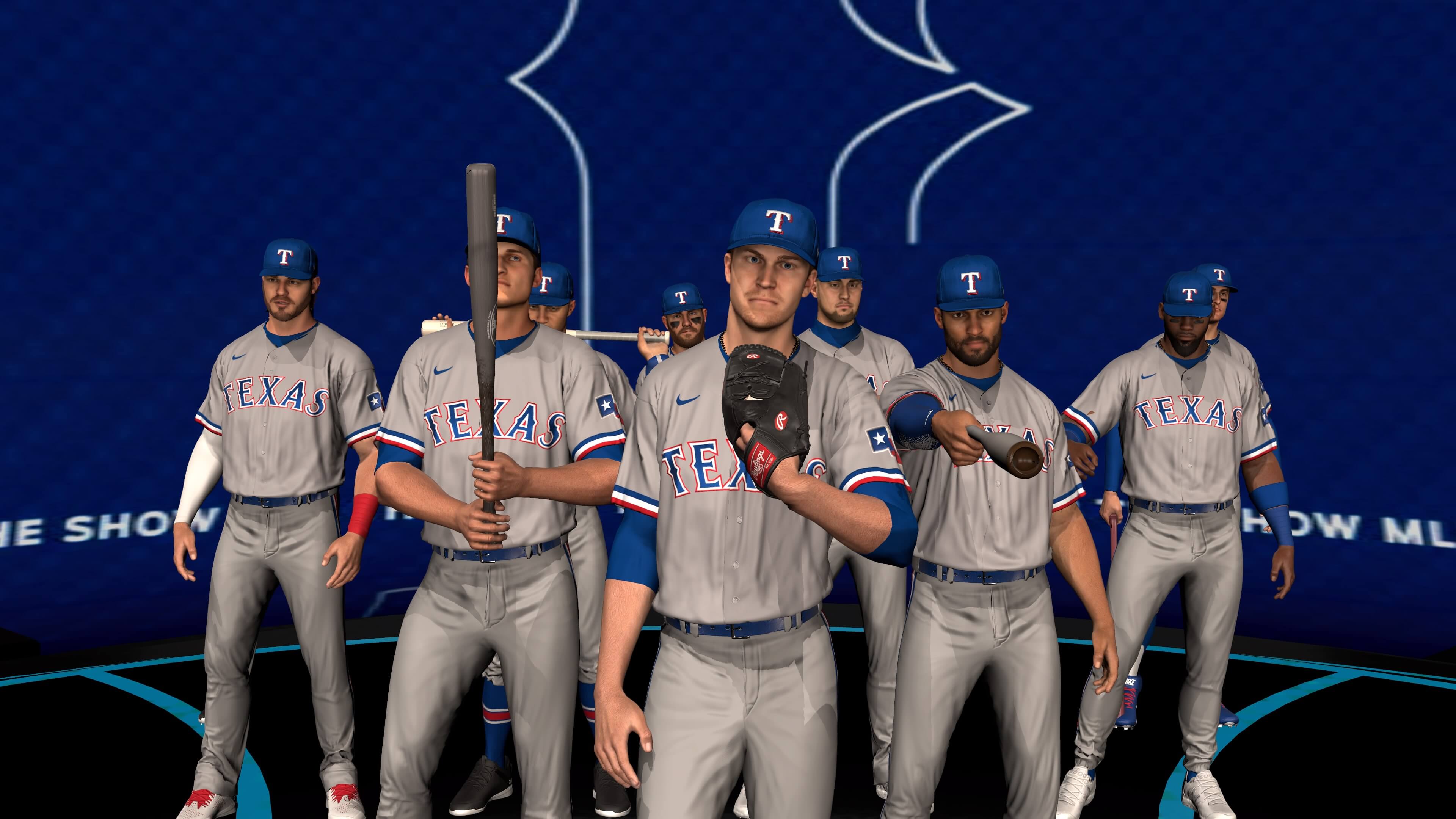 Texas Rangers Uniform Lineup